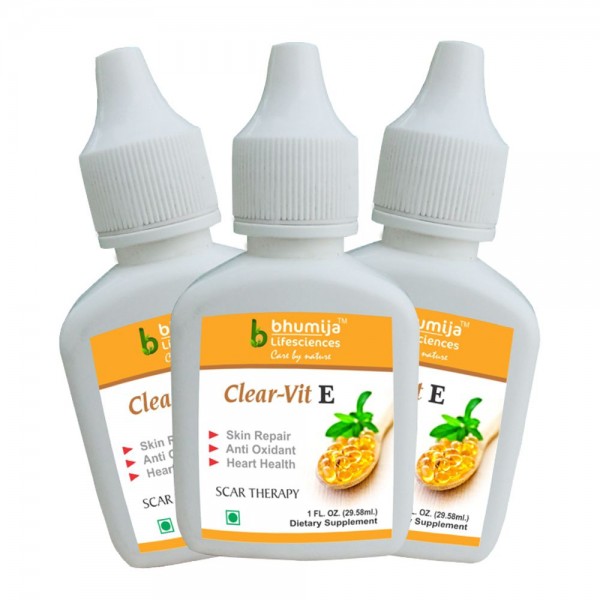 Bhumija Lifesciences VitaminE Liquid (ClearVitE) 30ml.(Pack of 3) Bhumija Lifesciences VitaminE Liquid (ClearVitE) 30ml.(Pack of 3)
