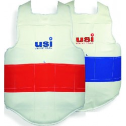 USI 770 Martial Arts Chest Guard (Red/White) USI 770 Martial Arts Chest Guard (Red/White)