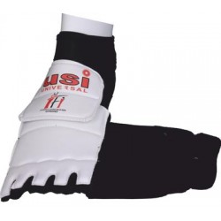 USI 770FP Taekwondo Foot Protector (White/Black) USI 770FP Taekwondo Foot Protector (White/Black)