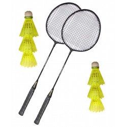 Aadia 6 Shuttles And 2 Racquets Combo ( B07116GC1Q)