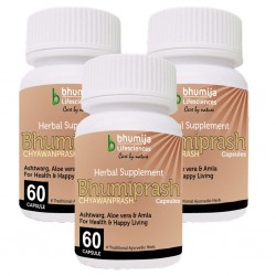 Bhumija Lifesciences Chywanprash Capsules (Bhumi Prash) 60's (Pack of Three)
