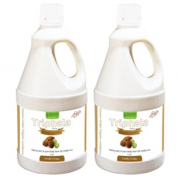 Bhumija Lifesciences Triphala (Amla, Baheda & Harad) Juice (Sugar Free) 1 Ltr. (Pack of Two)