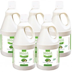 Bhumija Lifesciences Noni Juice (Sugar Free) 1 Ltr. (Pack of Five)
