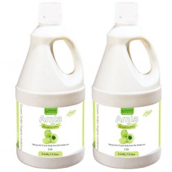 Bhumija Lifesciences Amla Juice (Sugar Free) 1 Ltr. (Pack of Two)