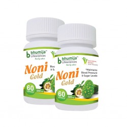 Bhumija Lifesciences Noni Gold Cap.60's (Pack of Two)