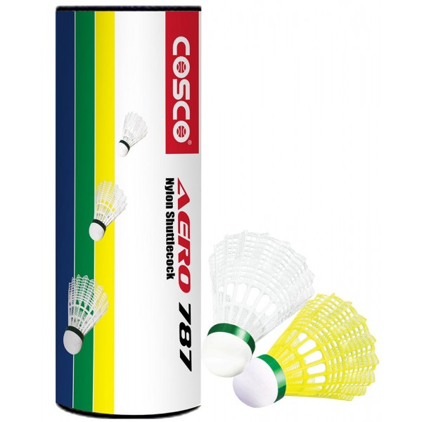 Cosco Aero 787 Nylon Shuttle Cocks (Yellow)