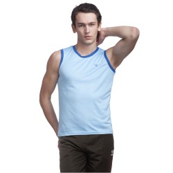 Gypsum Men Cut Sleeve Tshirt Sky Blue Color GYPMCS-00102