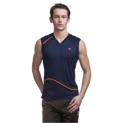 Gypsum Men Cut Sleeve Tshirt Navy Color GYPMCS-00106