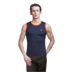 Gypsum Mens Cut Sleeve Tshirt Navy Color GYPMCS-00124