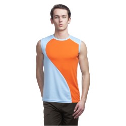 Gypsum Mens Cut Sleeve Tshirt Sky Blue Color GYPMCS-00126