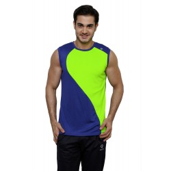 Gypsum Mens Cut Sleeve Tshirt Royal Blue Color GYPMCS-00135