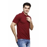 Gypsum Mens Polo Tshirt Maroon Color GYPMPT-00176