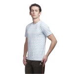 Gypsum Mens Stripe Round Neck Tshirt Off White Color GYPMRN-00121