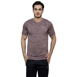 Gypsum Mens Round Neck Tshirt Coffee Brown Color GYPMRN-00138