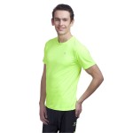Gypsum Mens Round Neck Tshirt Floroscent Green Color GYPMRN-0098