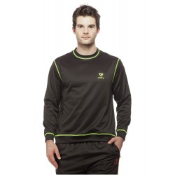 Gypsum Mens Sweat Tshirt Black Color GYPMST-0088