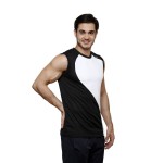 Gypsum Mens Cut Sleeve Tshirt Black Color GYPMCS-00146