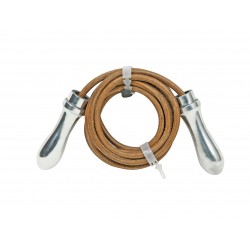 Invincible Aluminum Handel Leather Jump Rope
