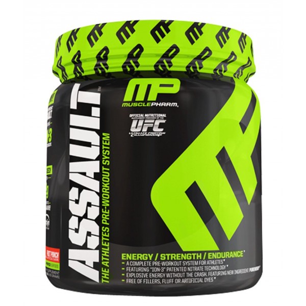 Musclepharm Assault- 30 Serv (Blue Raspberry)