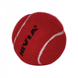 Nivia Cricket Tennis Ball Light Weight (Set of 6) Red