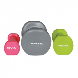 Nivia Vinyl Dumbbell 1 Kg Yellow