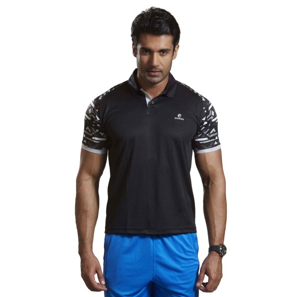 Omtex Active Wear Tshirts Black