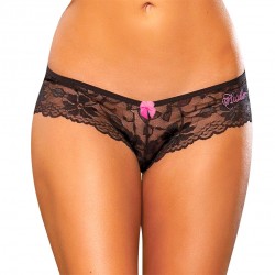 Hustler Women Lace Sports Short Black