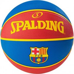 Spalding Euro League Team Barcelona Basketball (7, Red / Blue)