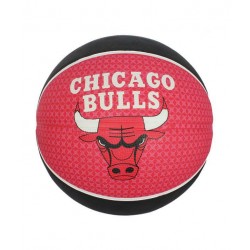 Spalding NBA Team Chicago Bulls Basketball (7, Red / Black)