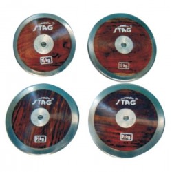 STAG Discus Wooden with Steel Rim 2.5 Kg.