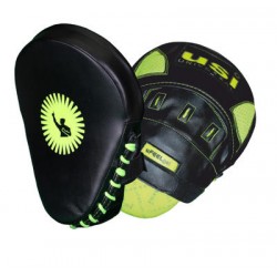 USI 627CRPU Boxing Focus Pads (Black/Neon)