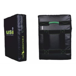 USI 630F Flat Boxing Hit Shield (Black/Neon)