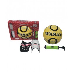 Wasan Football Pump & Shinguard Training Set