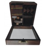 Chopra Chess Wasan Wooden Cube Set of Four Puzzles (4 Pieces)
