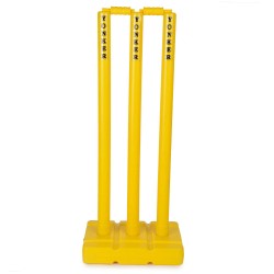 Yonker Plastic Wicket Set (3 Wickets and 1 Base)