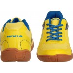 Nivia Flash Badminton Shoes 606 (Yellow)